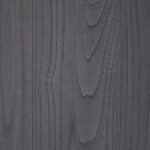 A close-up of a textured, dark wooden surface with visible grain patterns running vertically across the image, creating a natural and rustic look.