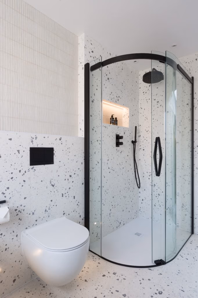 modern ensuite bathroom