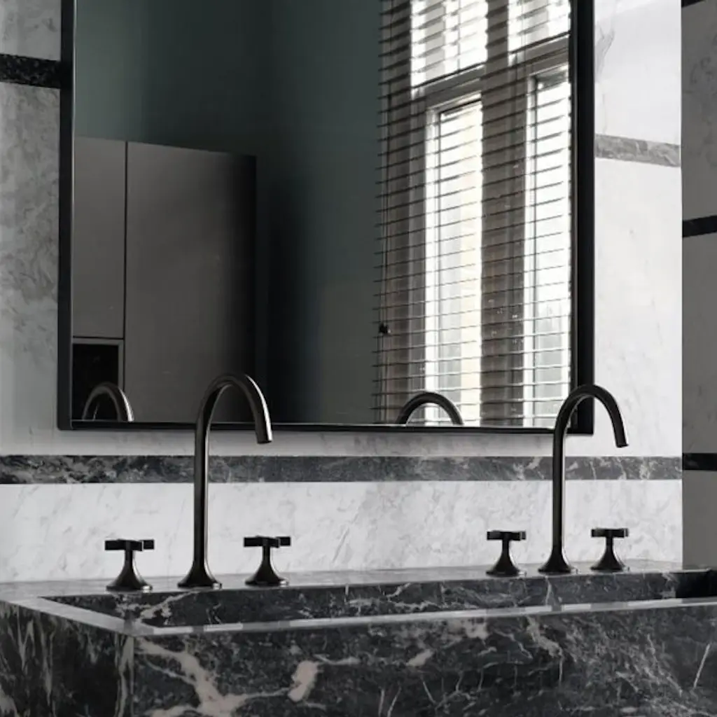 Dornbracht VAIA Three-hole basin mixer with pop-up waste