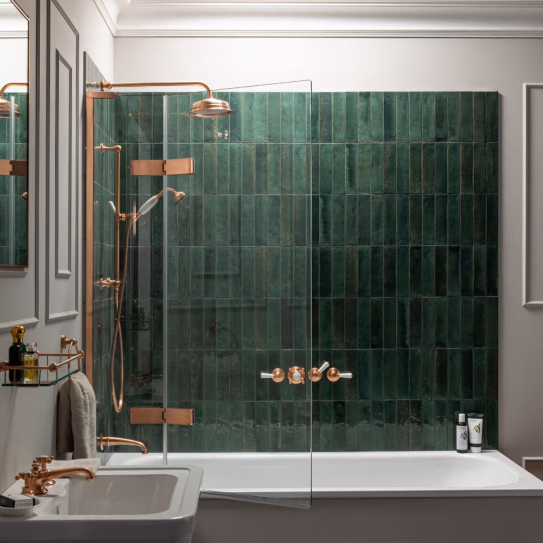 EauZone Two Panel Bath Screen