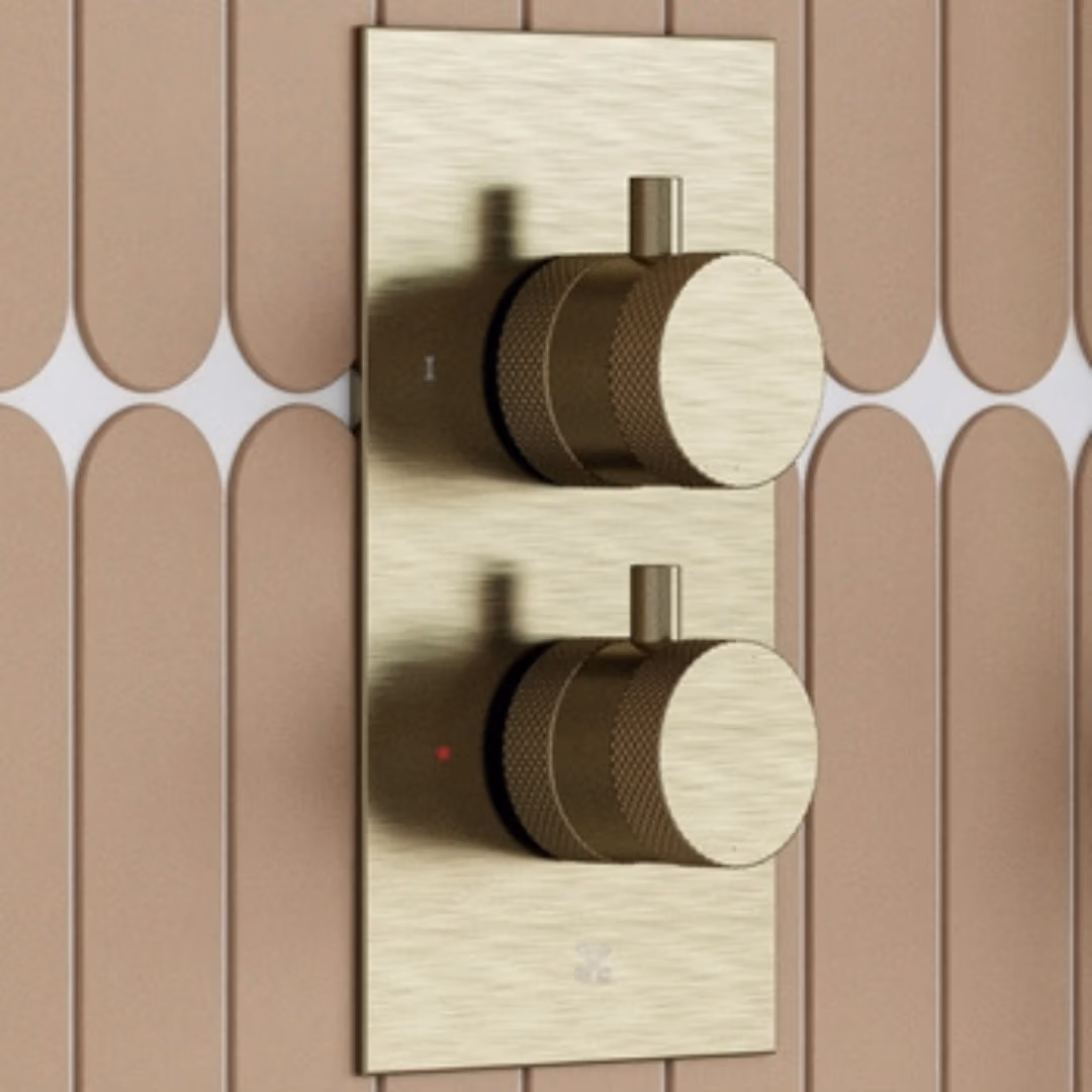 Core Concealed Thermostatic Valve, Fixed Head & Shower Handset Kit - Image 2