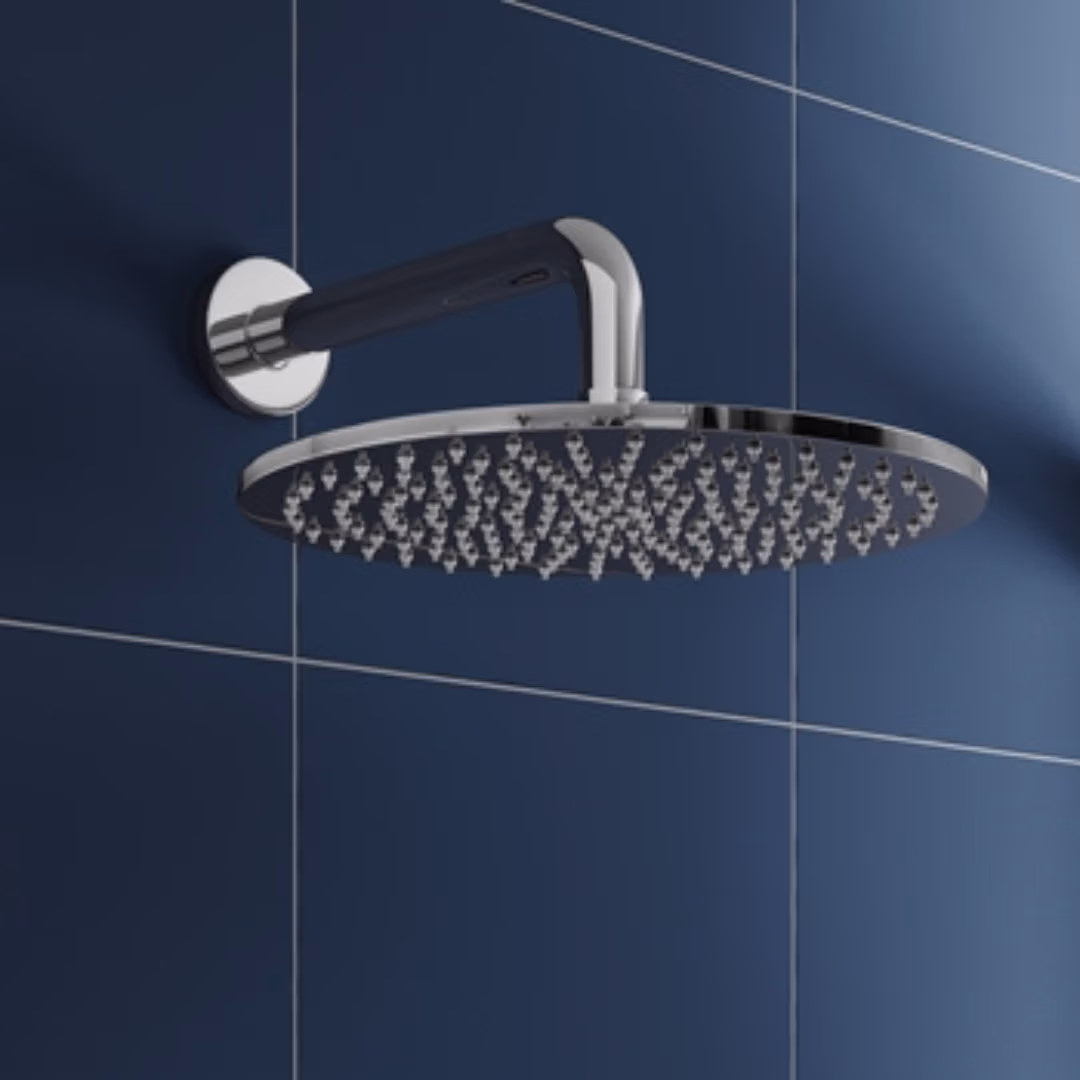 Natasha Concealed Thermostatic Shower Valve & ABS Fixed Shower Head - Image 3