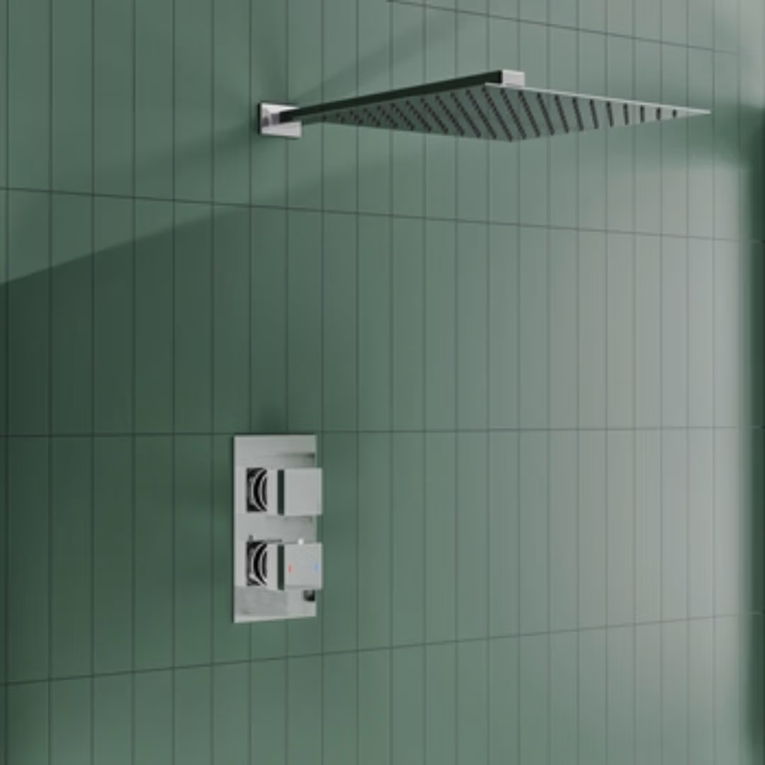 Matthew Concealed Shower Valve & Fixed Shower Head