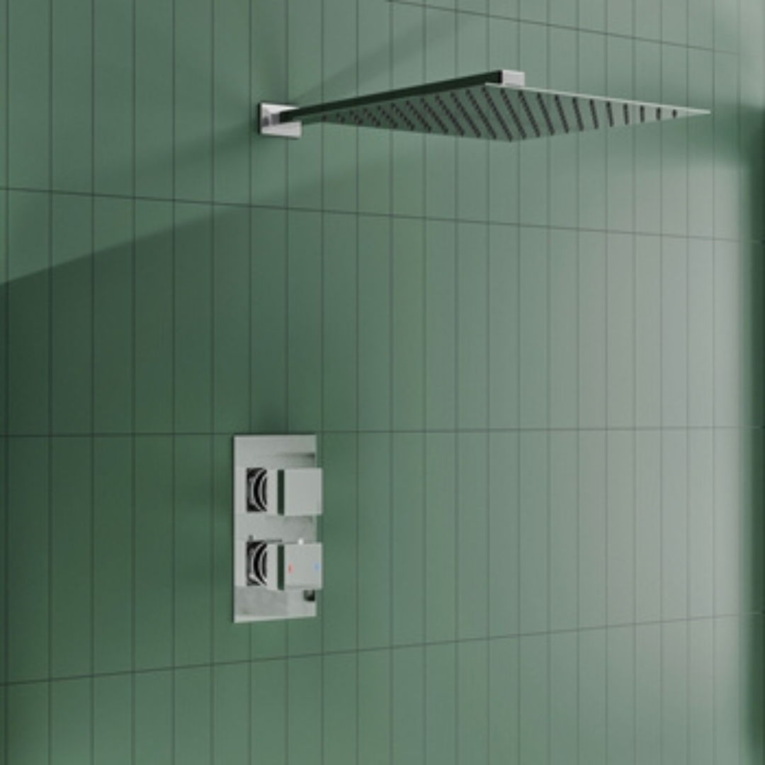 Matthew Concealed Shower Valve & Fixed Shower Head
