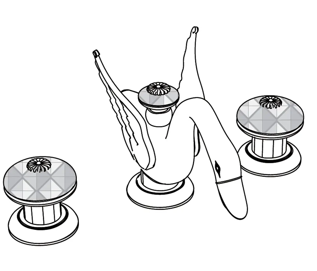 Cristal & Bronze CYGNE AILÉ C45 - Image 2