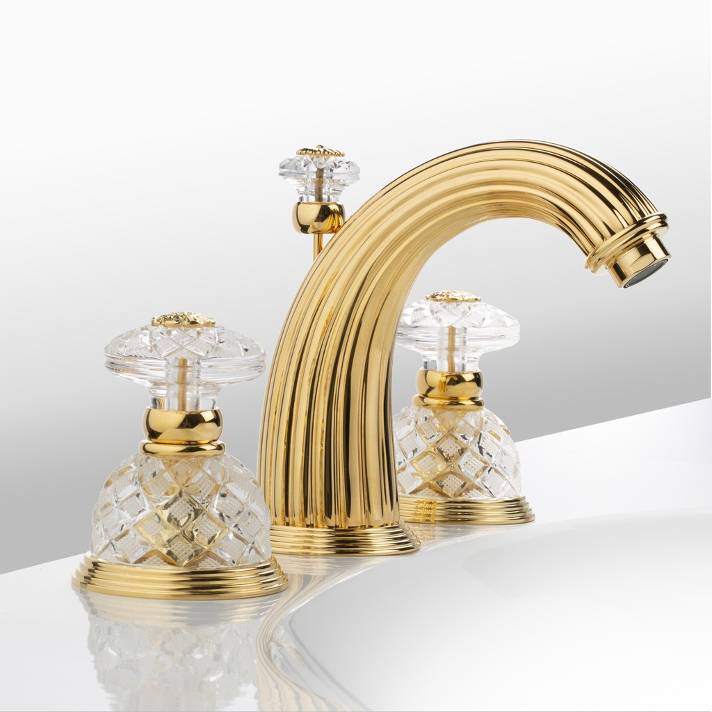 Cristal & Bronze Diamond Dome Clear Crystal