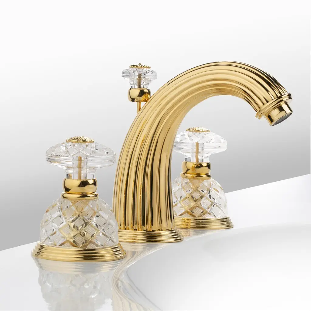 Cristal & Bronze Diamond Dome Clear Crystal