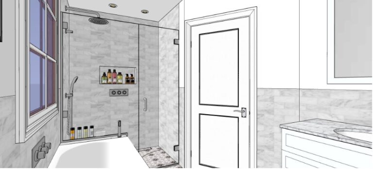 Bathroom illustration