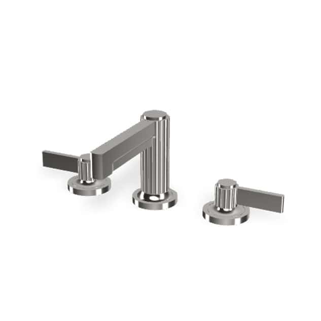 Kallums Bathrooms Pantheon three-hole washbasin mixer in chrome finish.