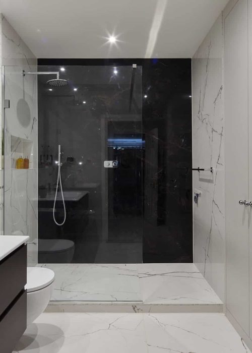 luxury bathroom installation